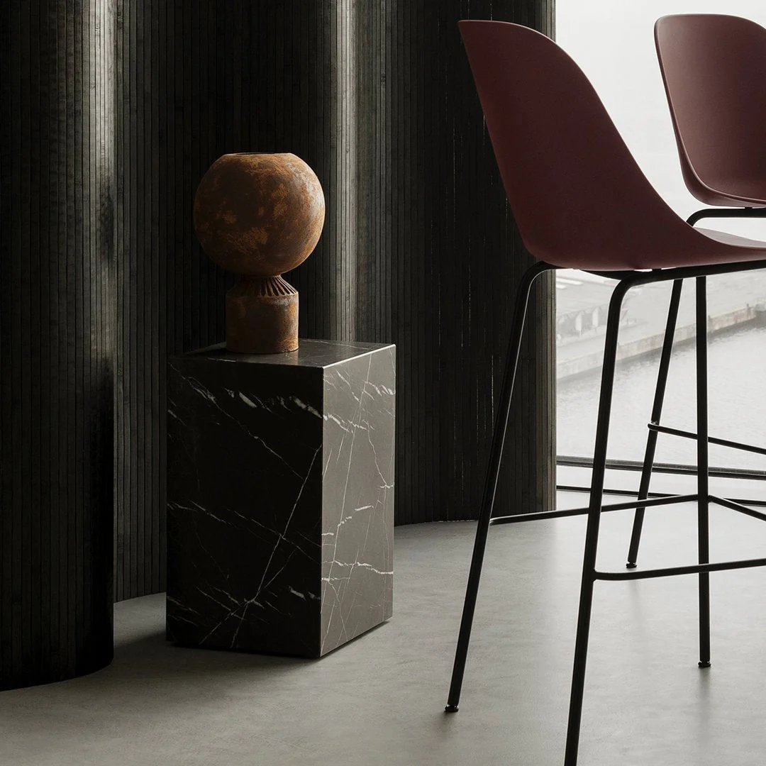 Marble Plinth Side Table - Tall - Image 16