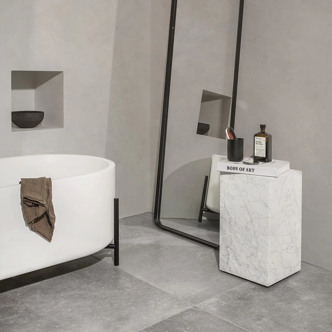 Marble Plinth Side Table - Tall - Image 17