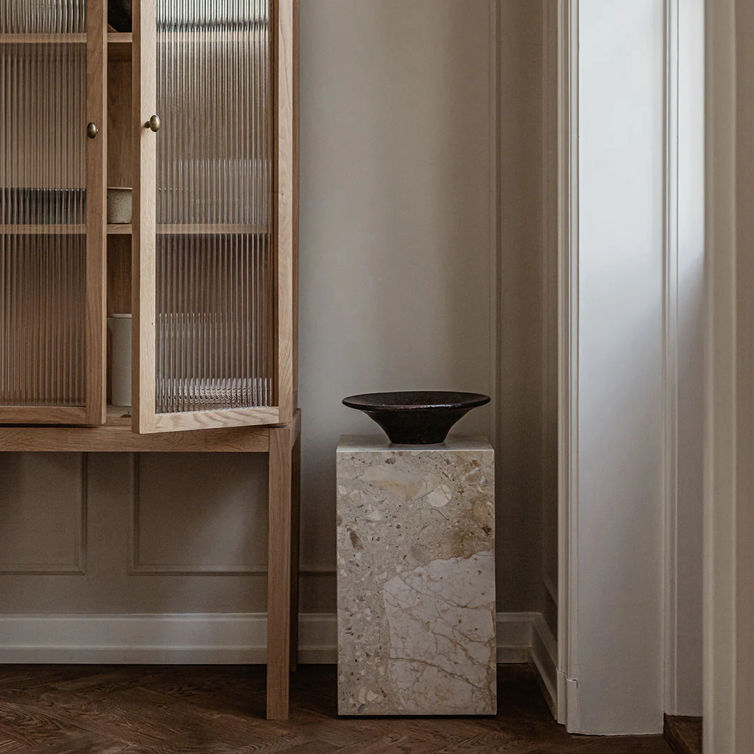 Marble Plinth Side Table - Tall - Image 18