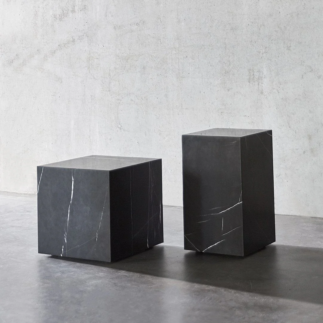 Marble Plinth Side Table - Tall - Image 19