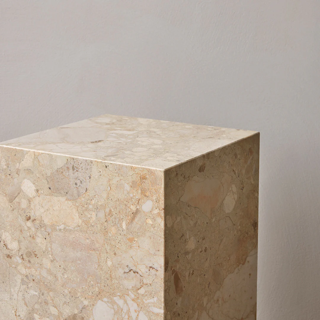 Marble Plinth Side Table - Tall - Image 23