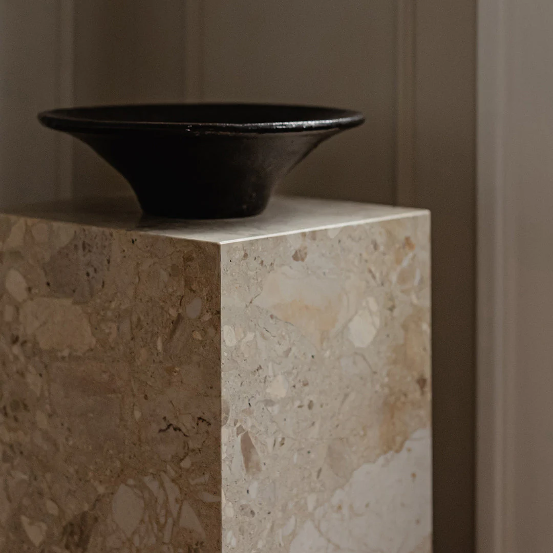 Marble Plinth Side Table - Tall - Image 25