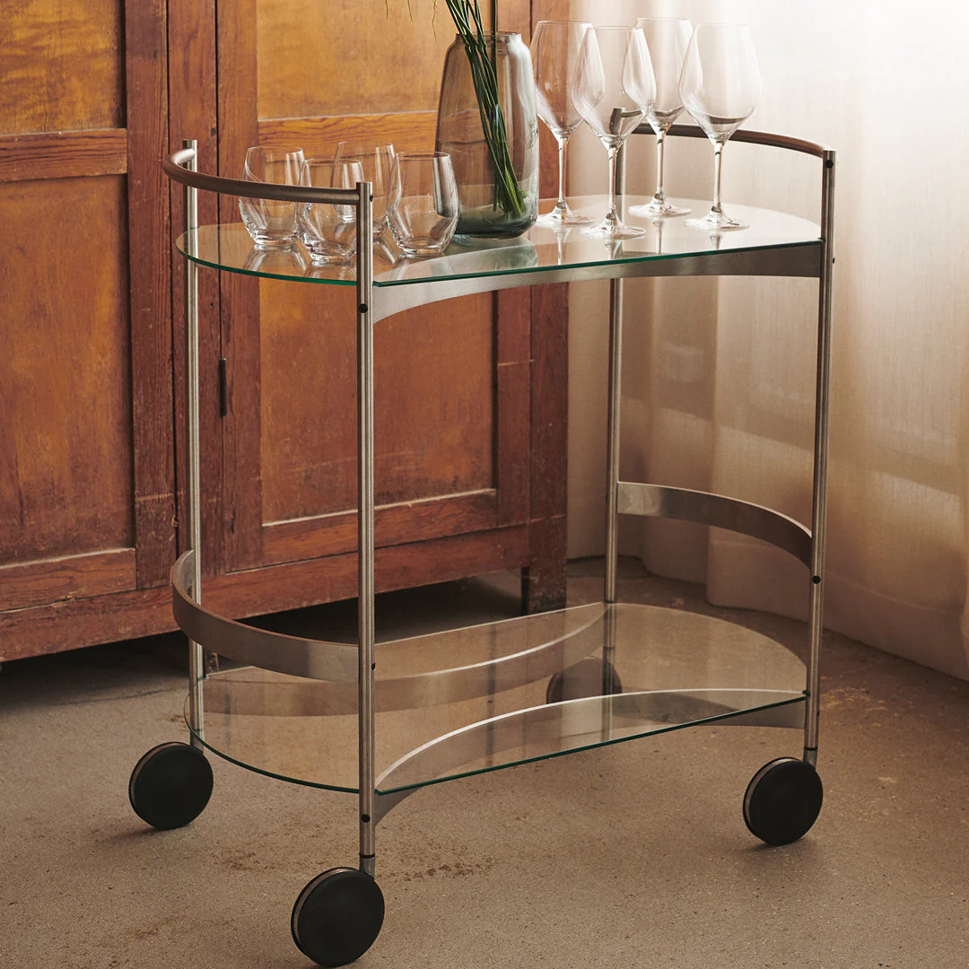 Orbis Mobile Rectangular Serving Cart - Image 4