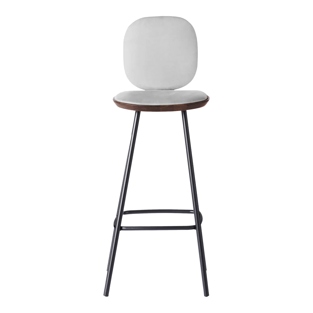 Pauline Comfort Bar Stool - Metal Legs