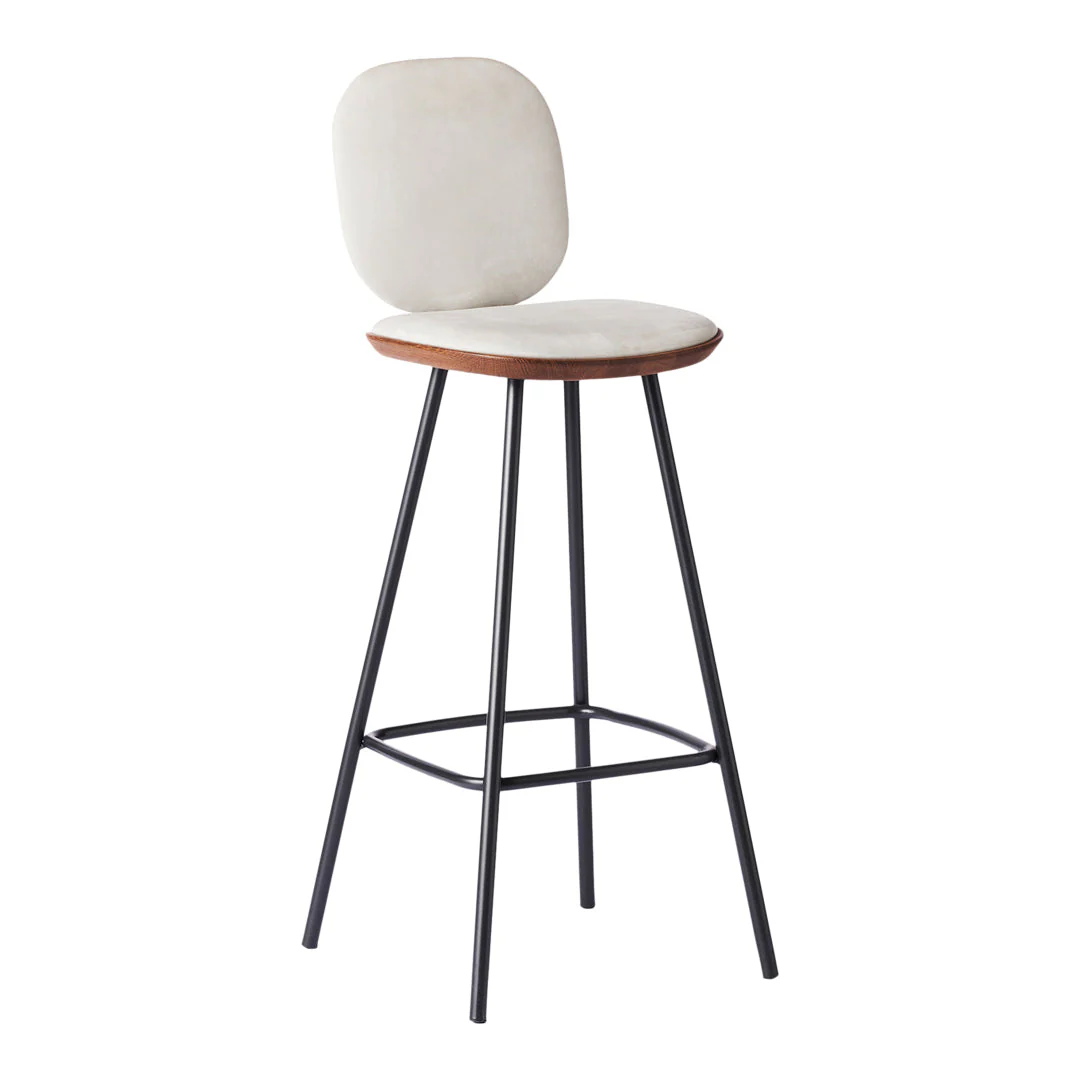 Pauline Comfort Bar Stool - Metal Legs - Image 14