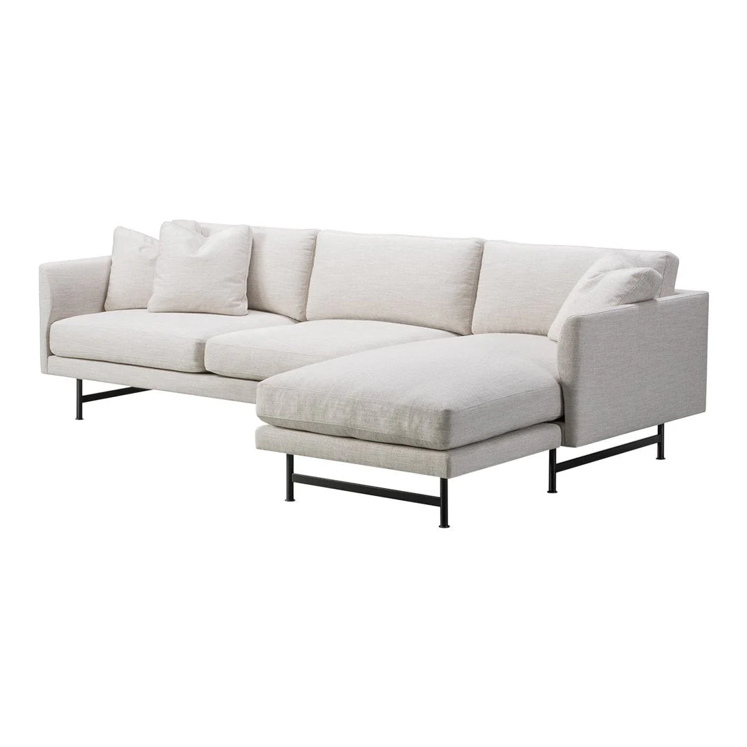 Calmo Sofa 80 - 3-Seater - Chaise - Metal Base - Image 2