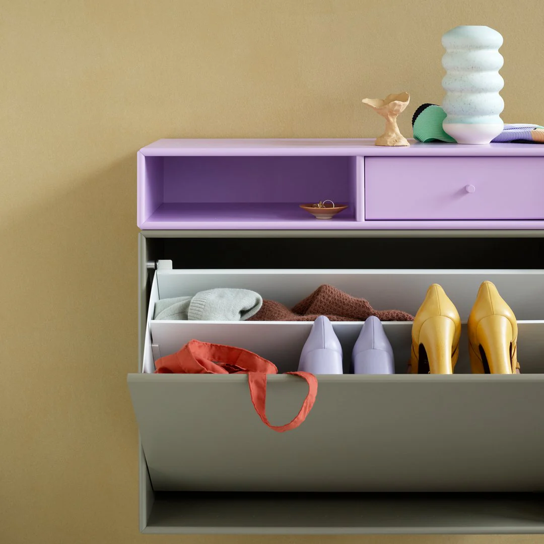 Hide Shoe Cabinet w/ Flip-Drawer - Image 16