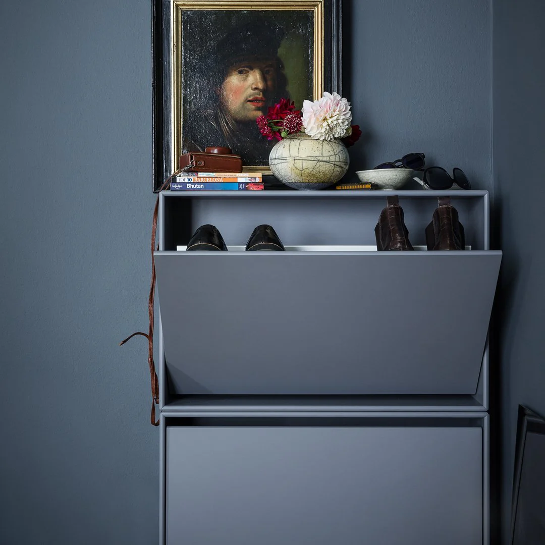 Hide Shoe Cabinet w/ Flip-Drawer - Image 17