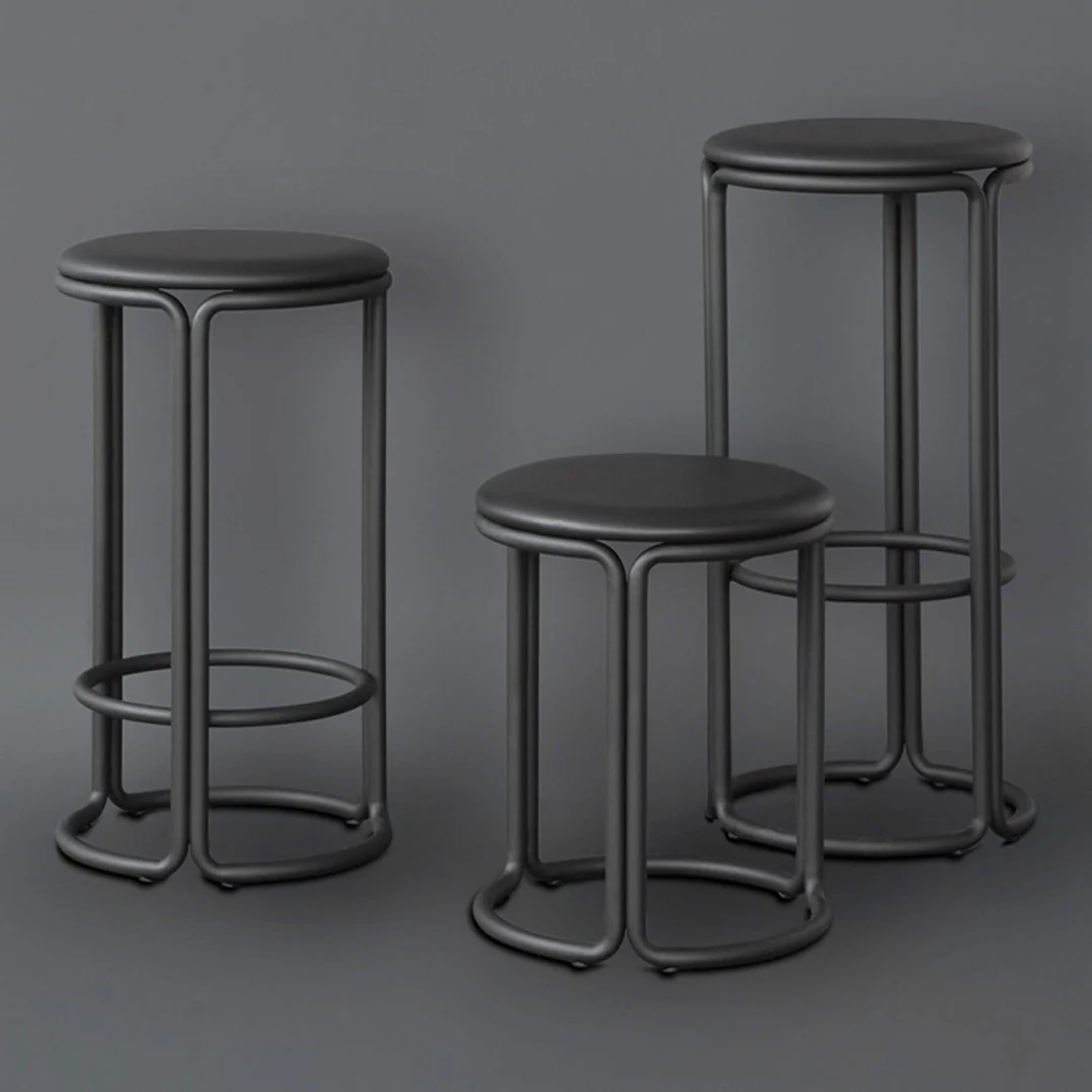 Hardie Stool - Upholstered - Image 5
