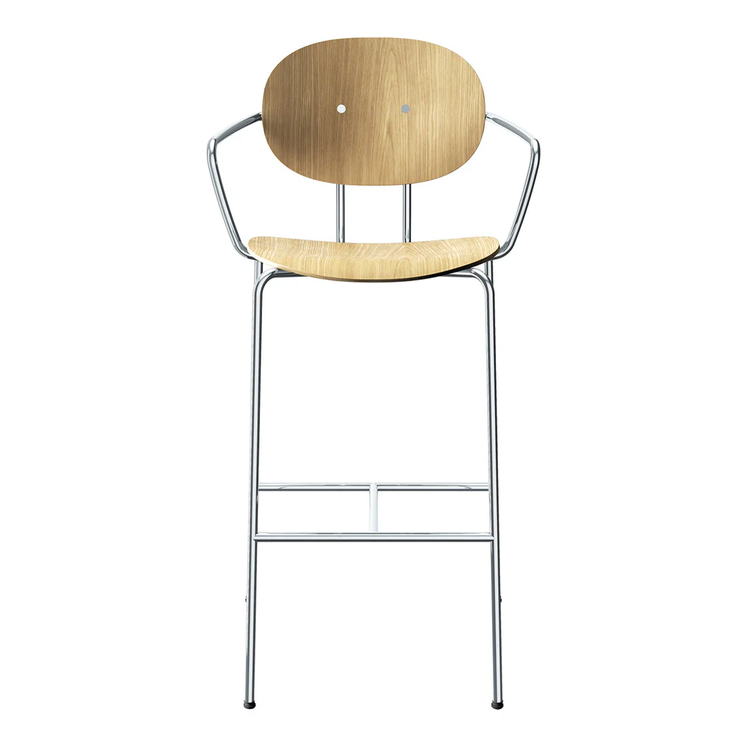 Piet Hein Bar Chair w/ Armrest - Image 4