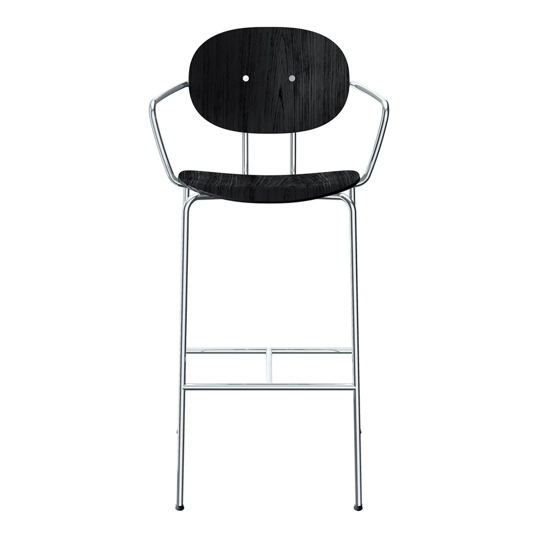 Piet Hein Bar Chair w/ Armrest - Image 5
