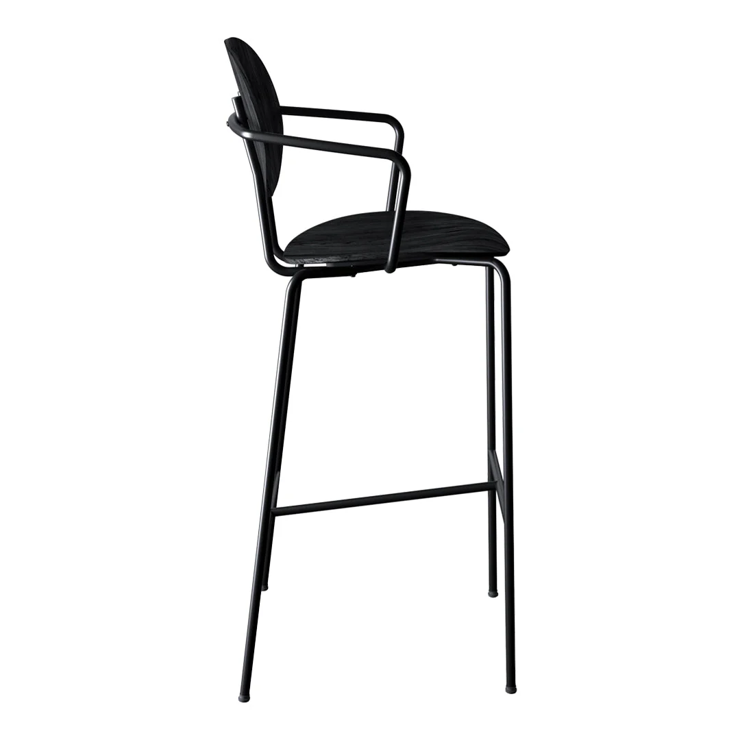 Piet Hein Bar Chair w/ Armrest - Image 8