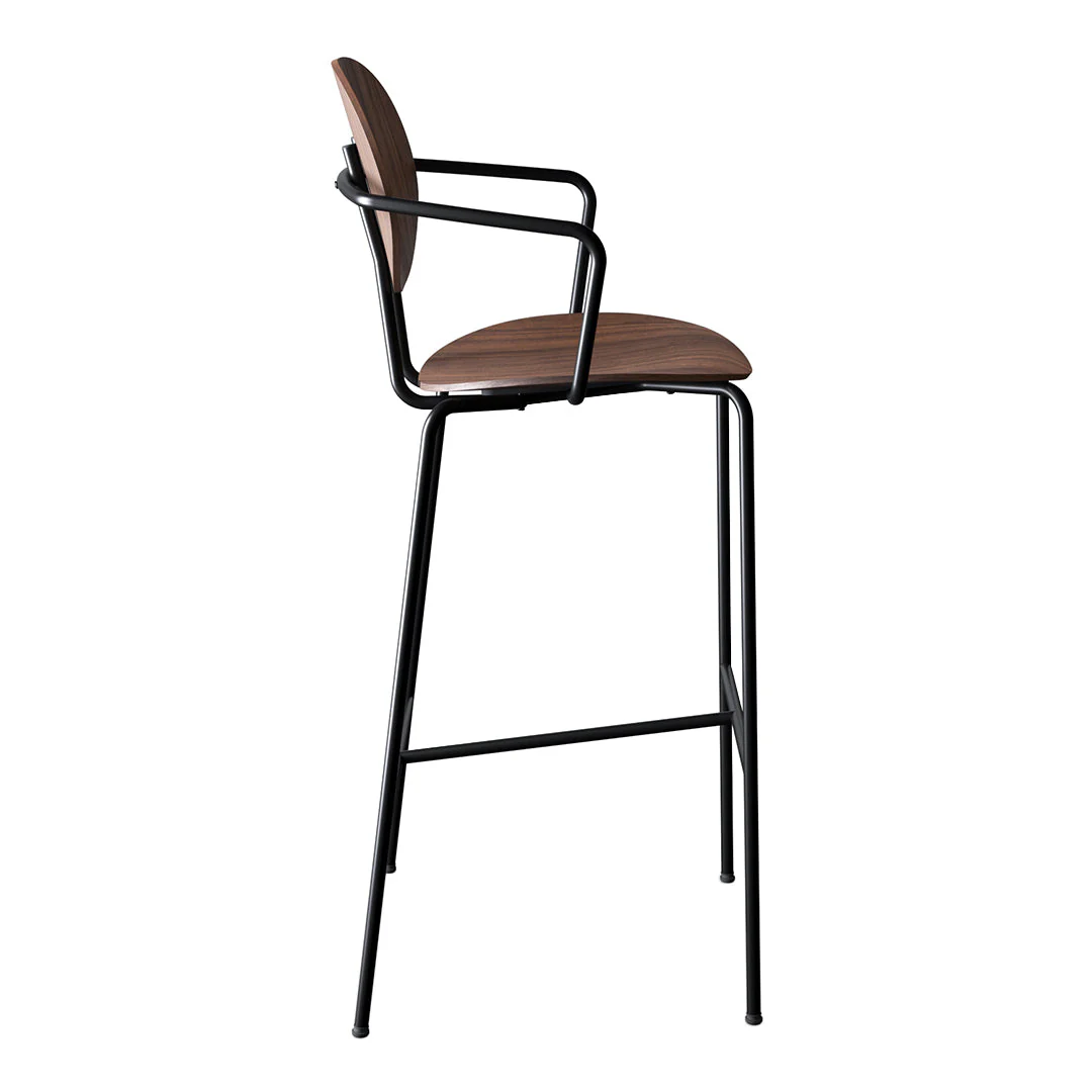 Piet Hein Bar Chair w/ Armrest - Image 9
