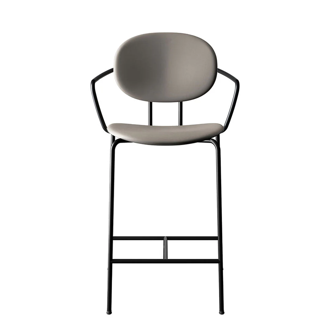 Piet Hein Bar Chair w/ Armrest - Upholstered - Image 4
