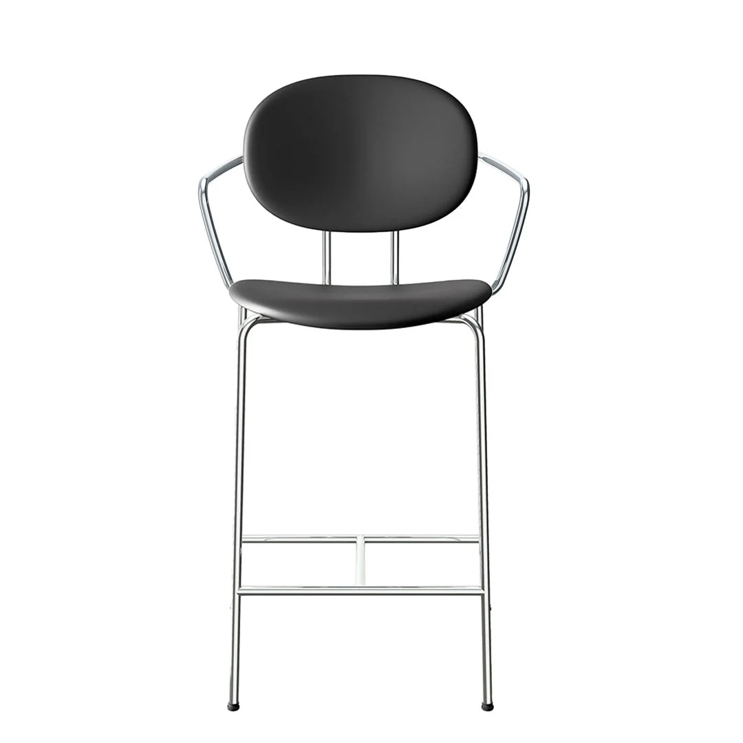 Piet Hein Bar Chair w/ Armrest - Upholstered - Image 7