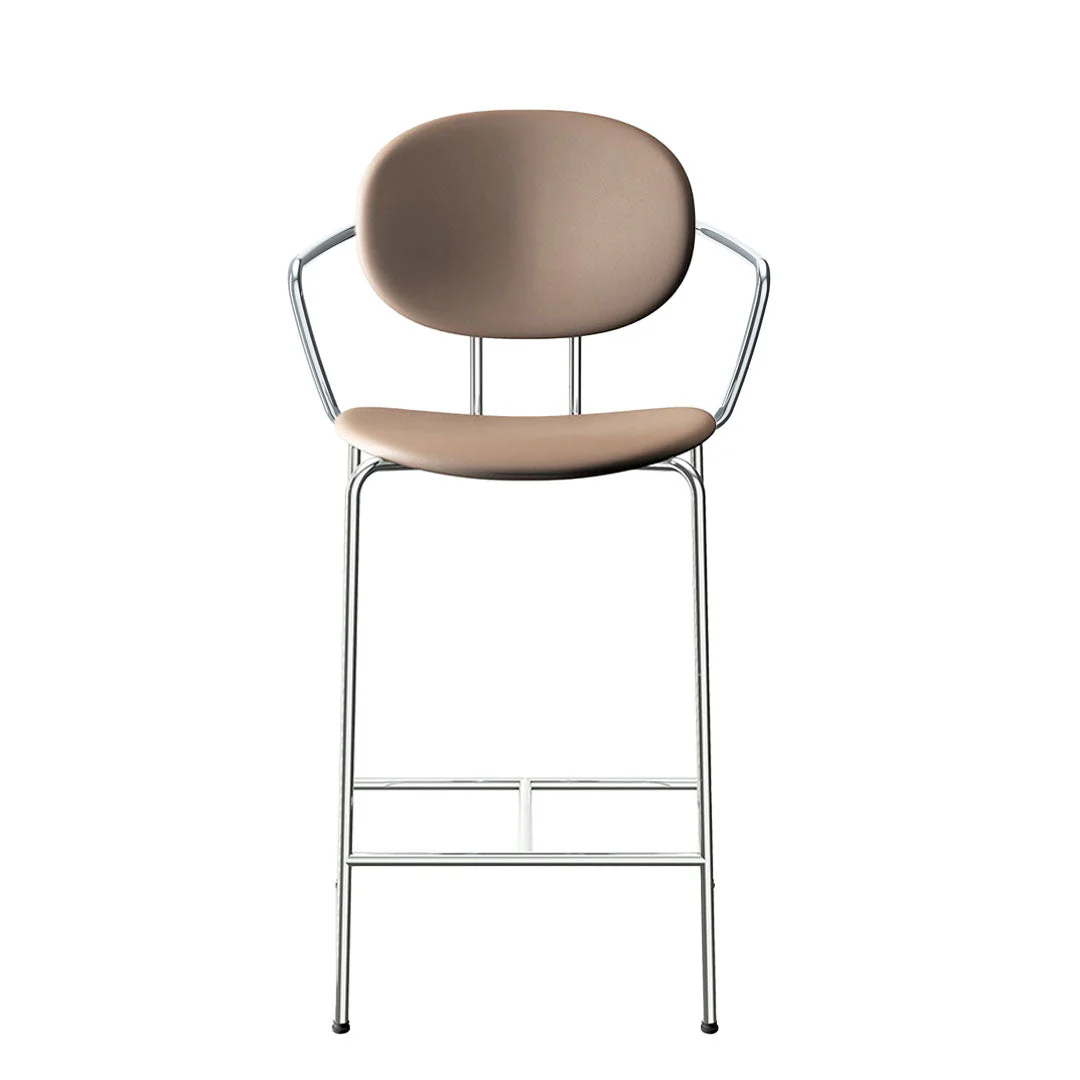 Piet Hein Bar Chair w/ Armrest - Upholstered - Image 9