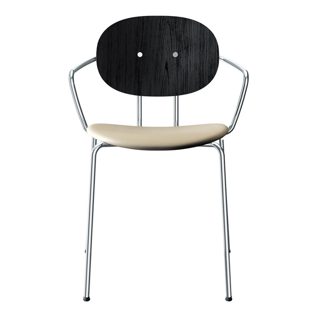 Piet Hein Chair w/ Armrest - Seat Upholstered - Image 10