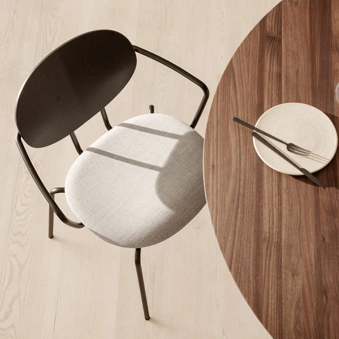 Piet Hein Chair w/ Armrest - Seat Upholstered - Image 14