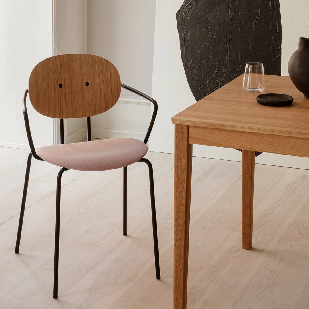 Piet Hein Chair w/ Armrest - Seat Upholstered - Image 15