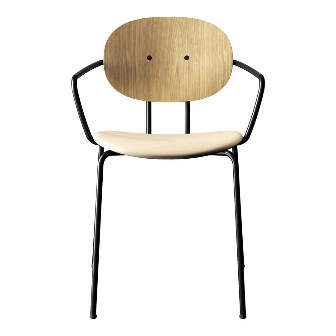 Piet Hein Chair w/ Armrest - Seat Upholstered - Image 2