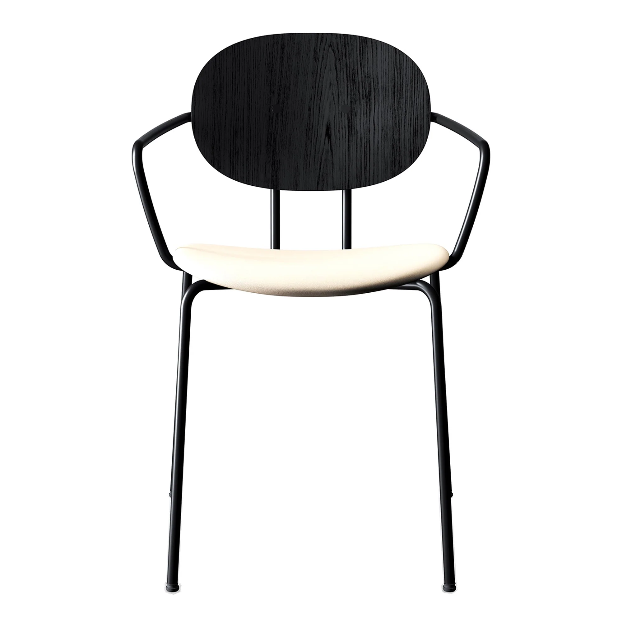 Piet Hein Chair w/ Armrest - Seat Upholstered - Image 5