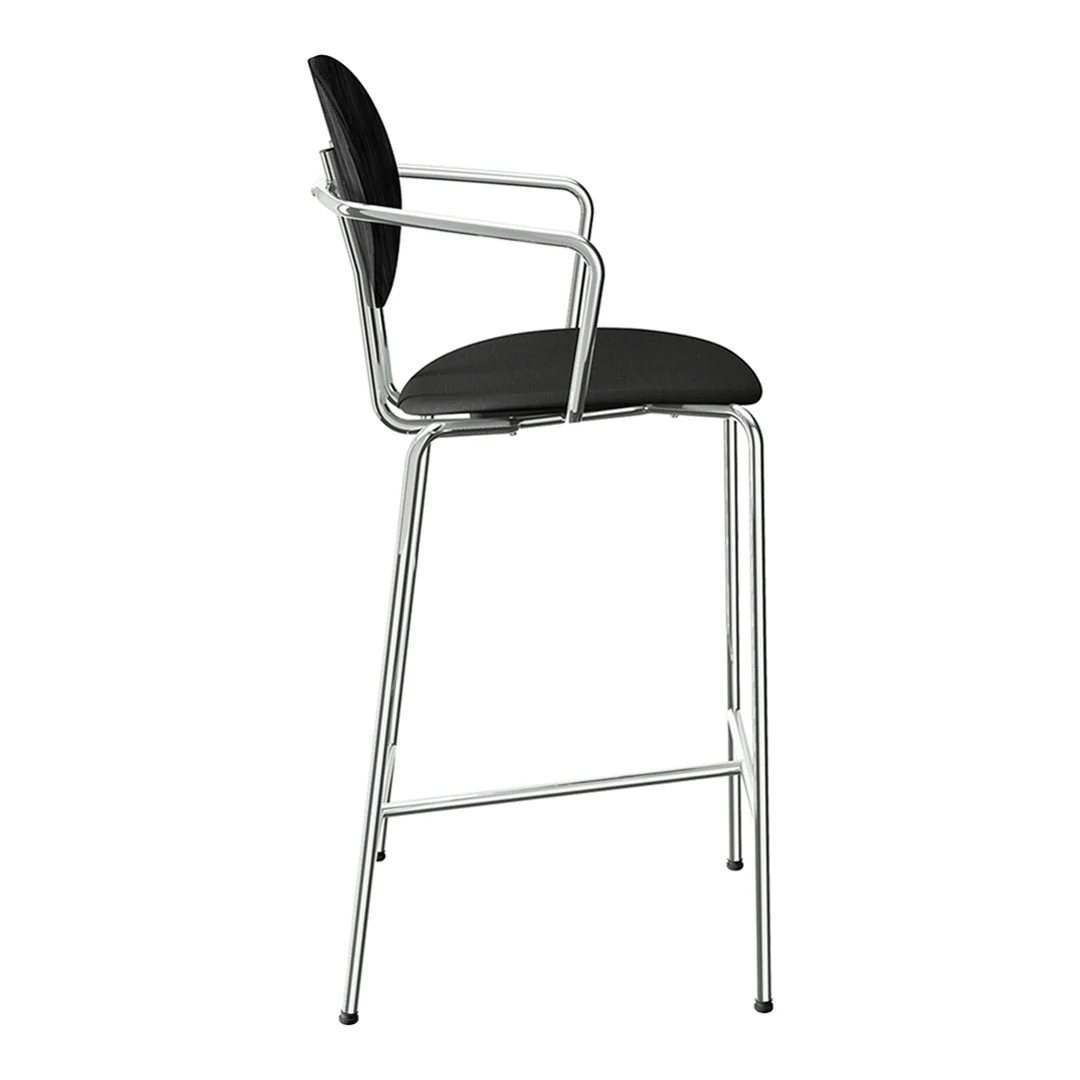Piet Hein Counter Chair w/ Armrest - Seat Upholstered - Image 18