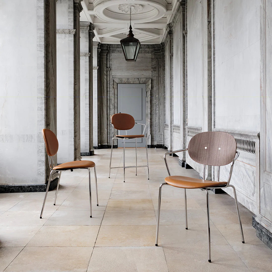 Piet Hein Counter Chair w/ Armrest - Seat Upholstered - Image 20