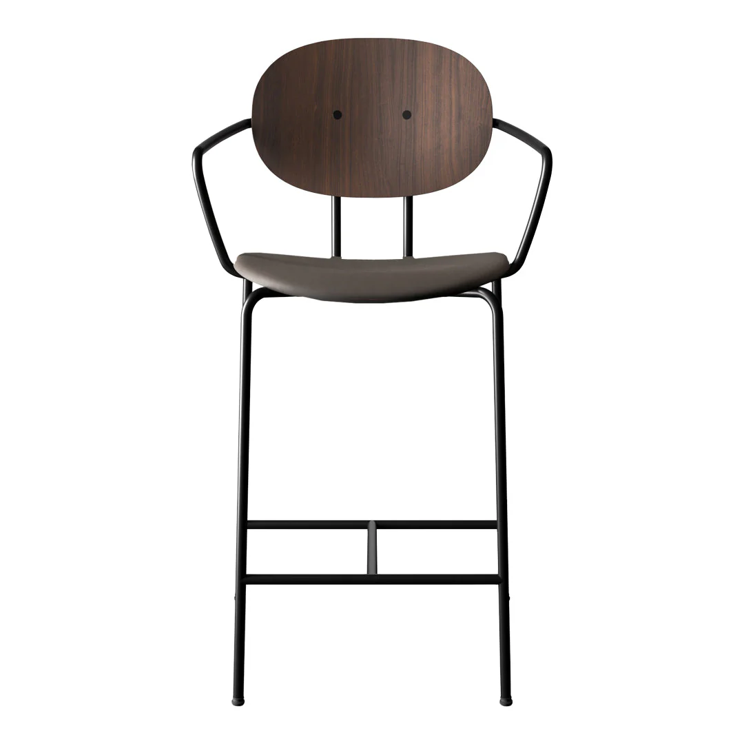 Piet Hein Counter Chair w/ Armrest - Seat Upholstered - Image 23