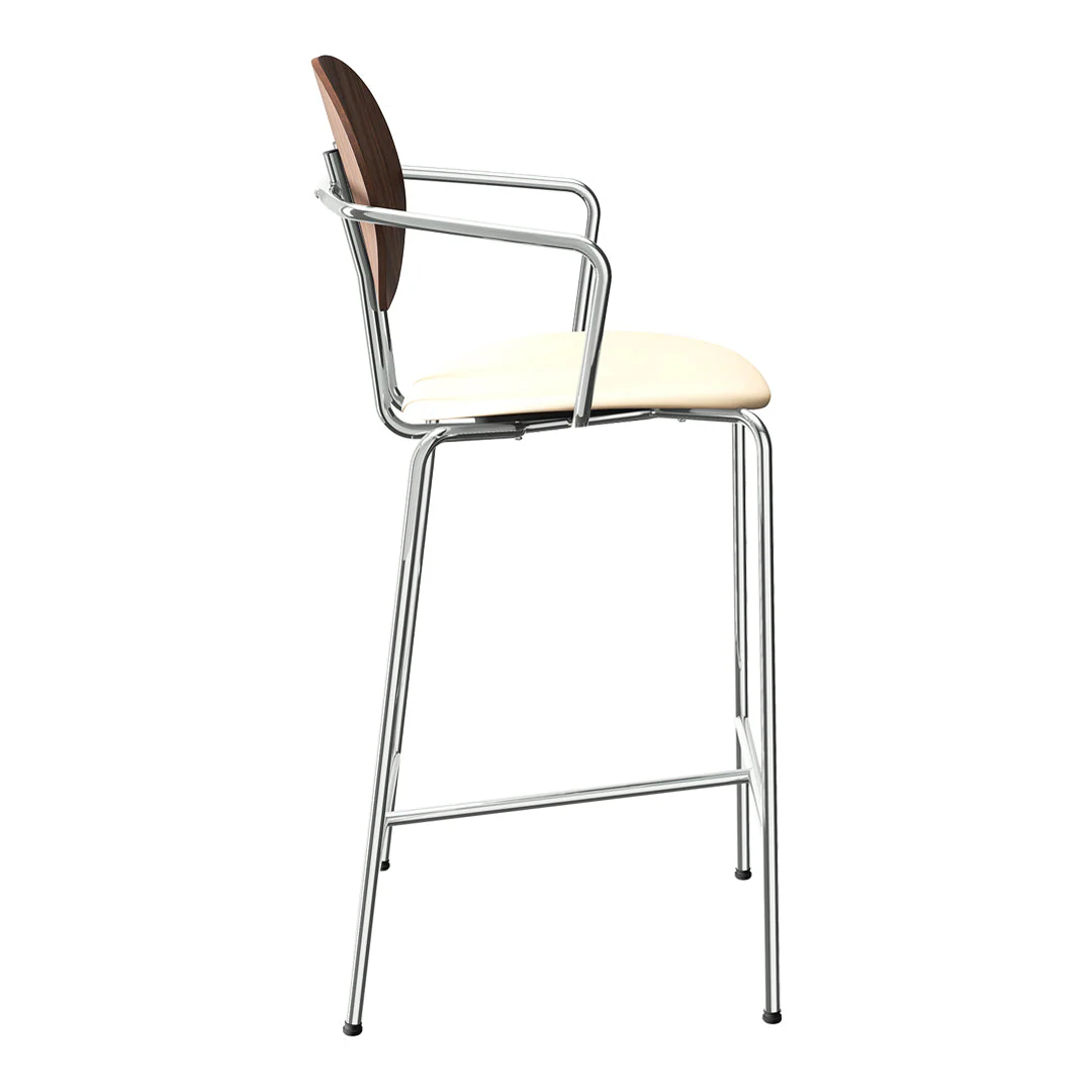 Piet Hein Counter Chair w/ Armrest - Seat Upholstered - Image 31