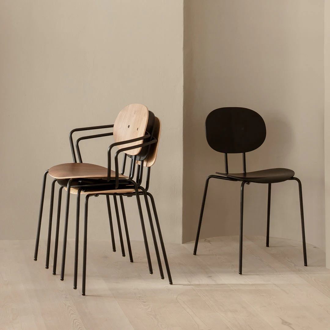 Piet Hein Dining Chair w/ Armrest - Image 11