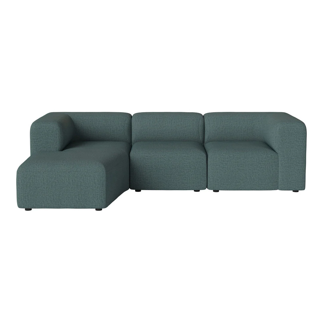 Angle 2-Seater Sofa w/ Chaise - Image 26