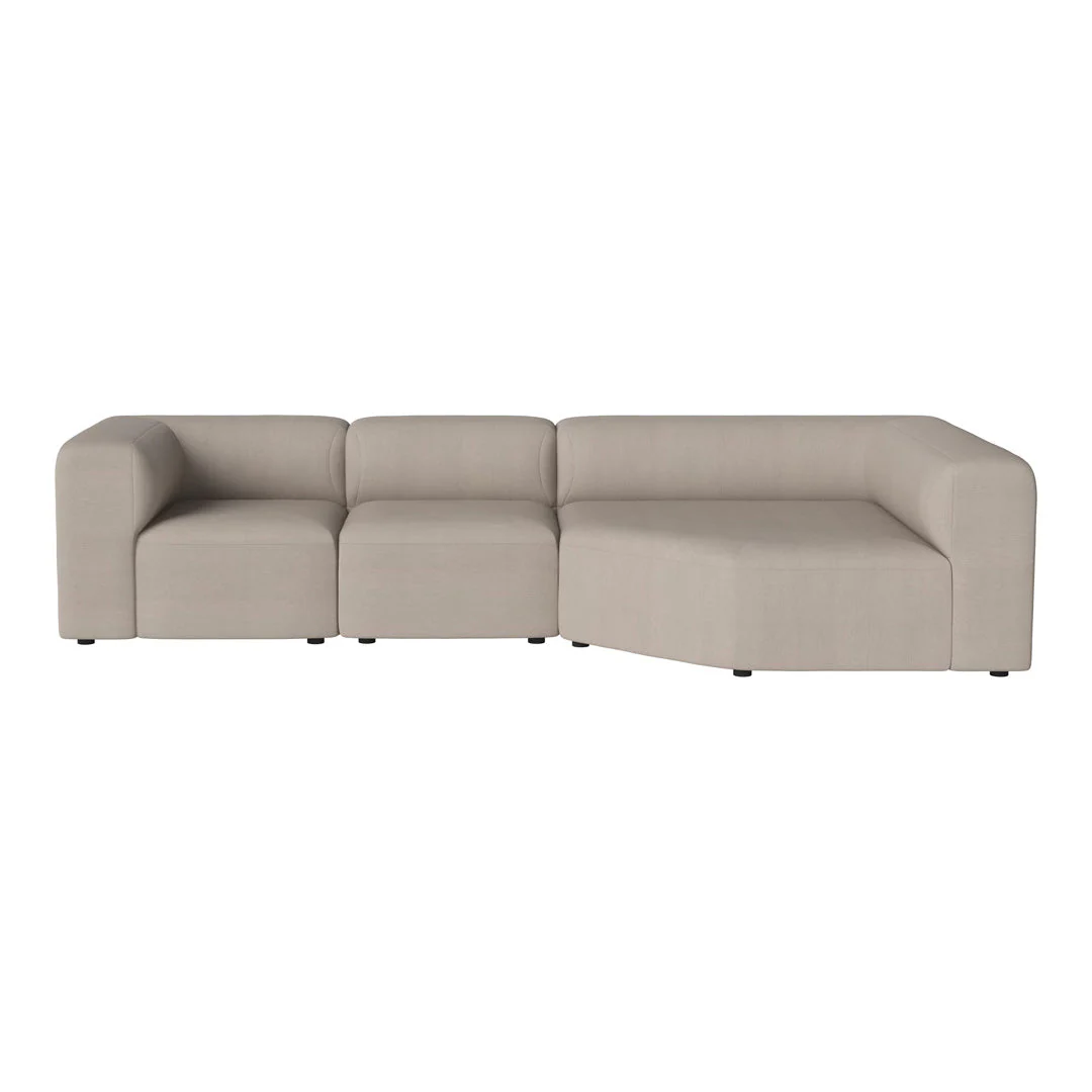 Angle 3-Seater Sofa w/ Large Corner - Image 8