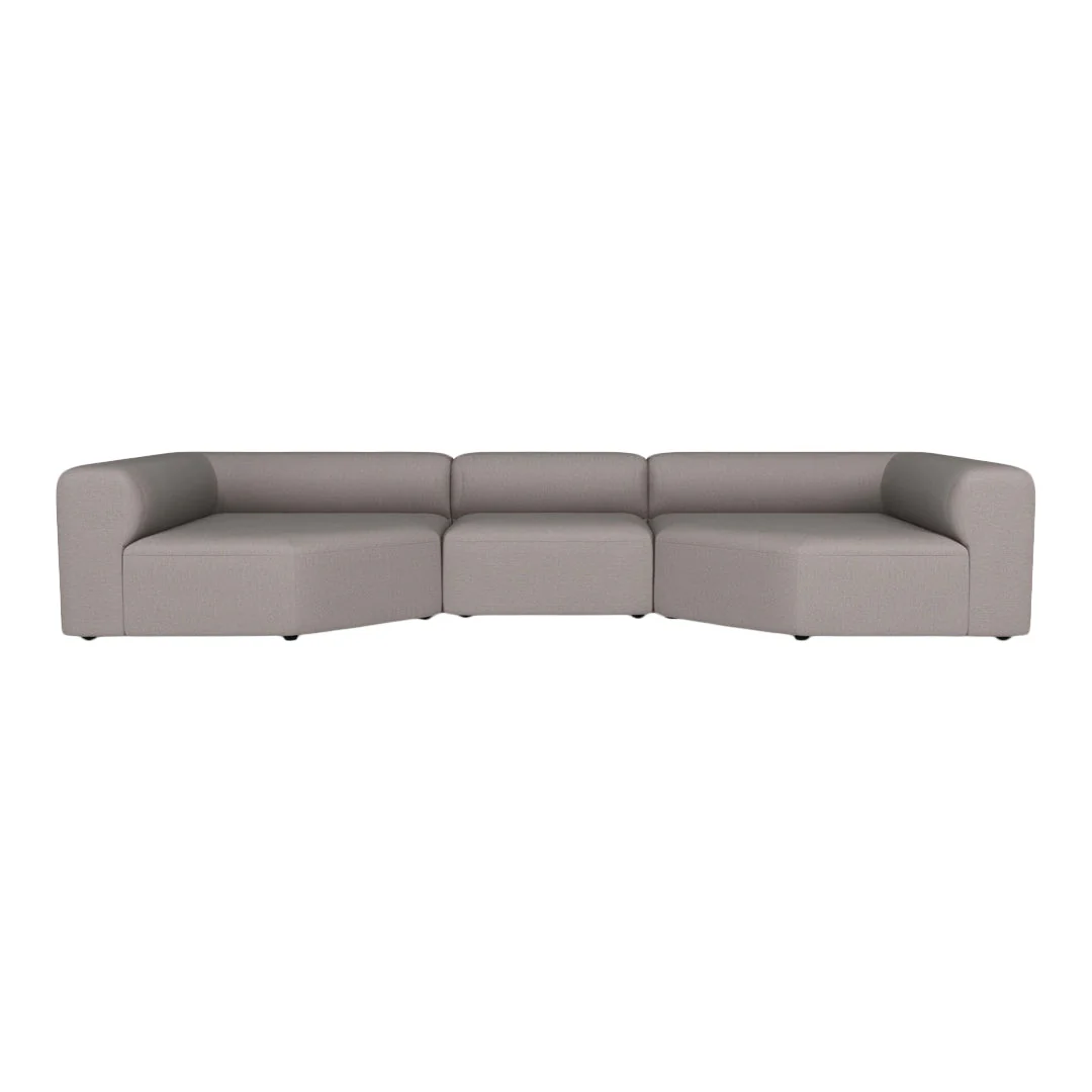 Angle 3-Seater Sofa w/ Large Corners - Image 2