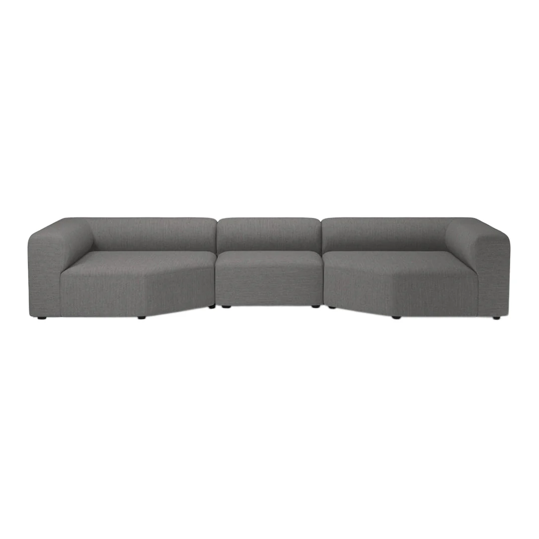 Angle 3-Seater Sofa w/ Large Corners - Image 5