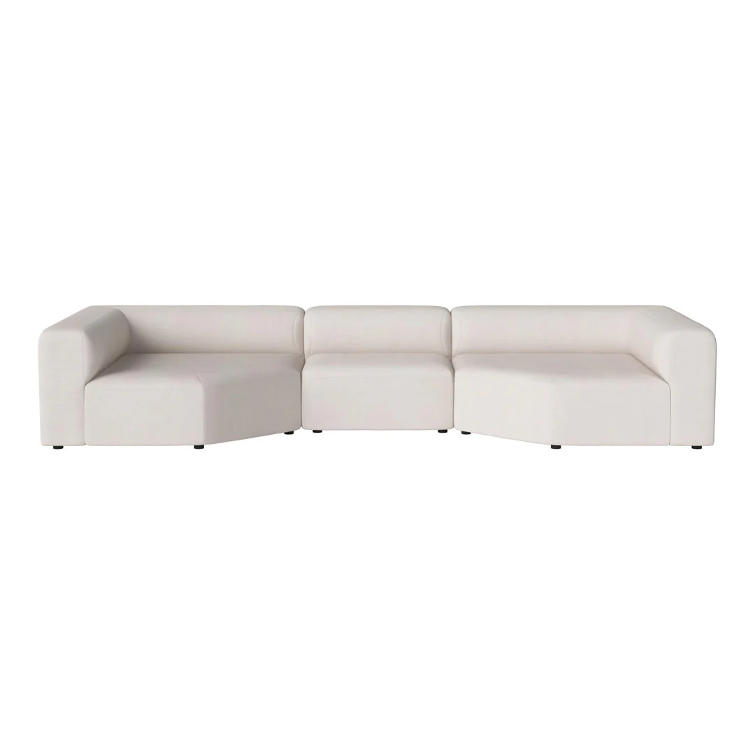 Angle 3-Seater Sofa w/ Large Corners - Image 7