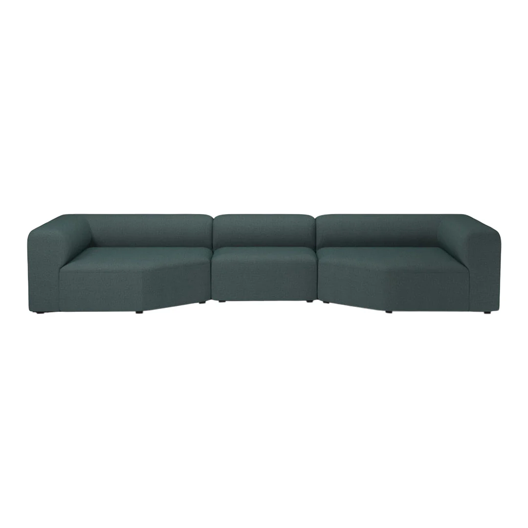 Angle 3-Seater Sofa w/ Large Corners - Image 9