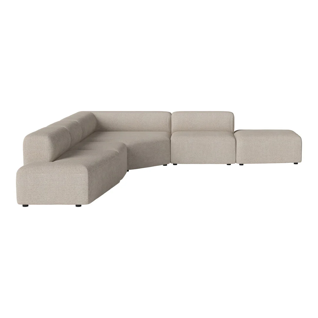 Angle Corner Sofa w/ Open End & Chaise - Image 42