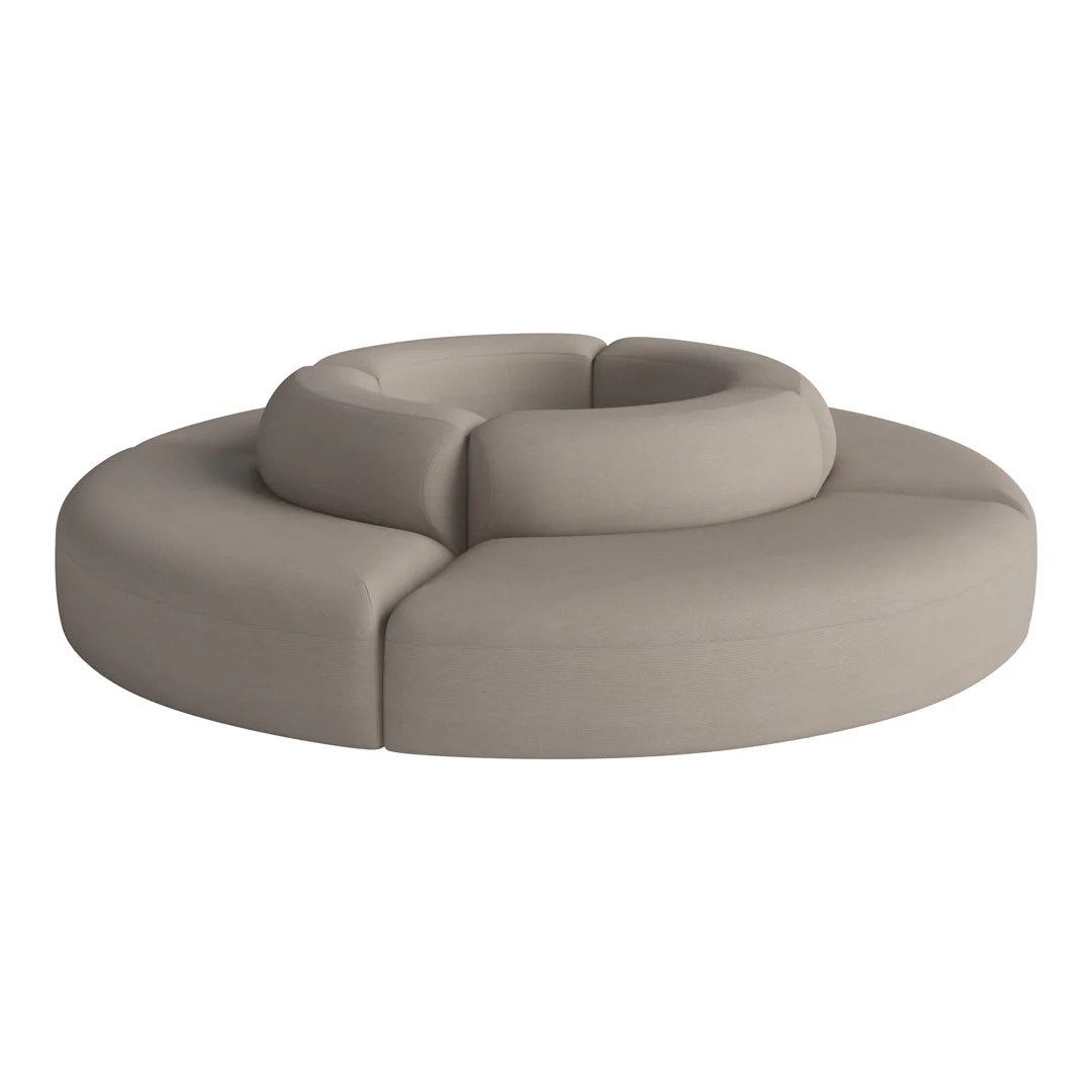 Angle Curved Circular Sofa - Image 3