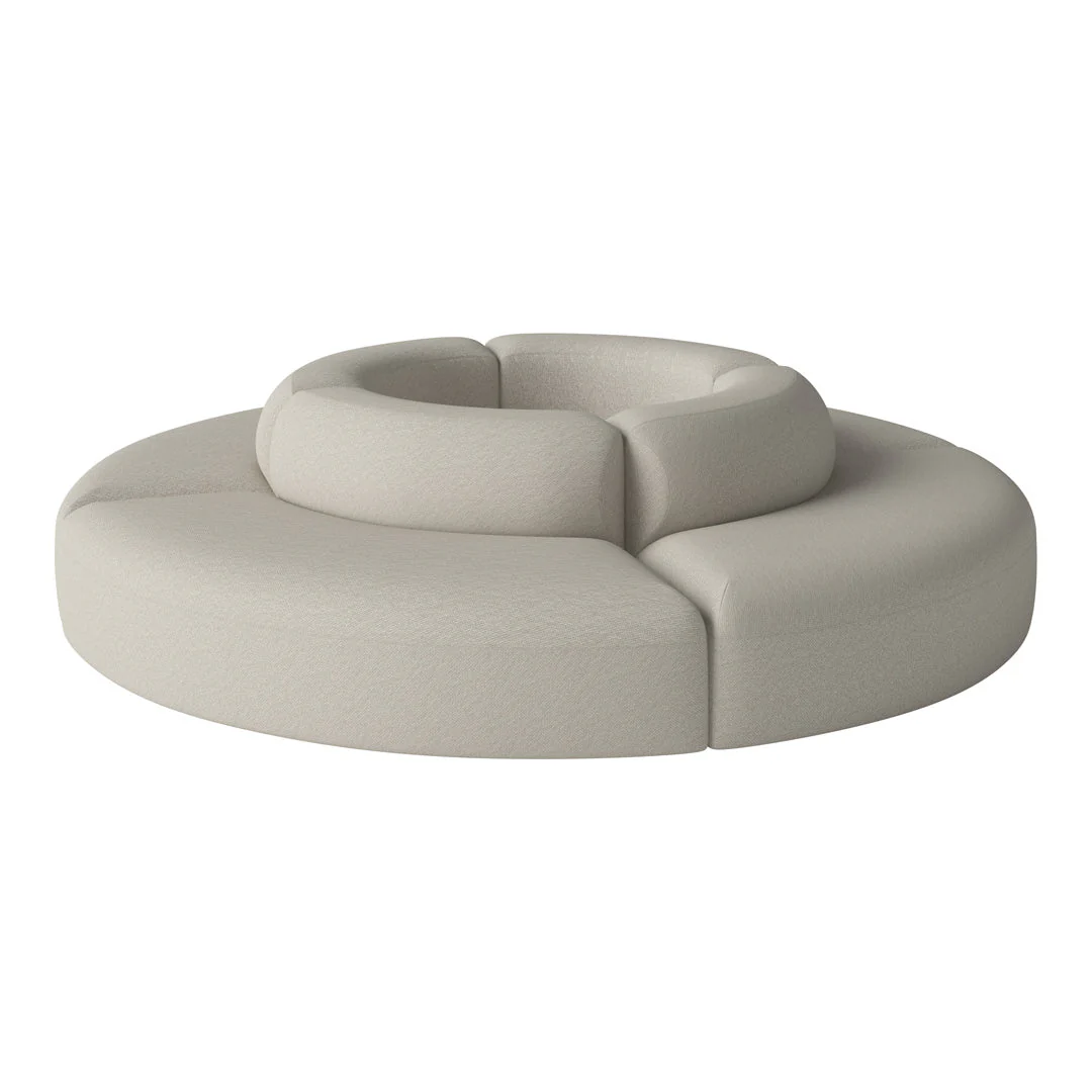 Angle Curved Circular Sofa - Image 7