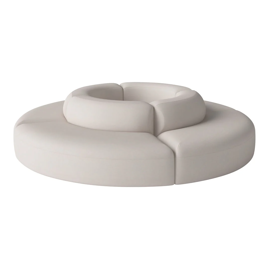 Angle Curved Circular Sofa - Image 9