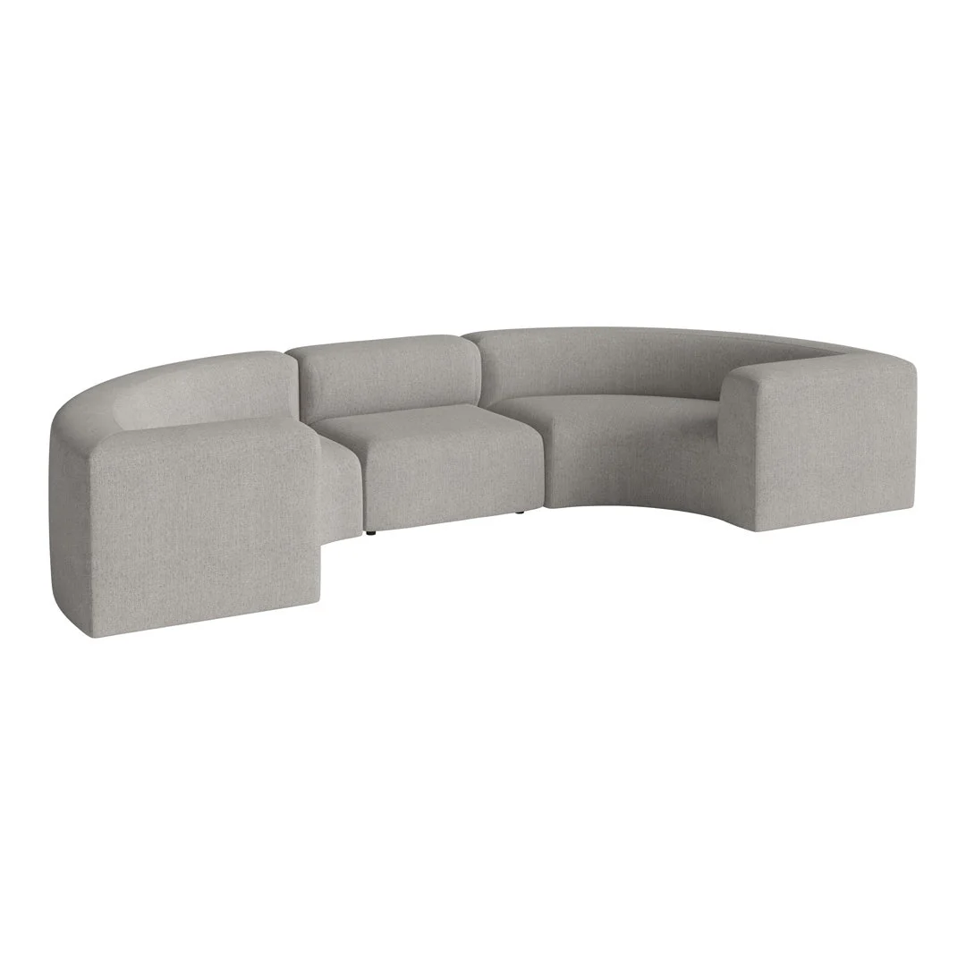 Angle Curved Semi-Circular Sofa - Image 10