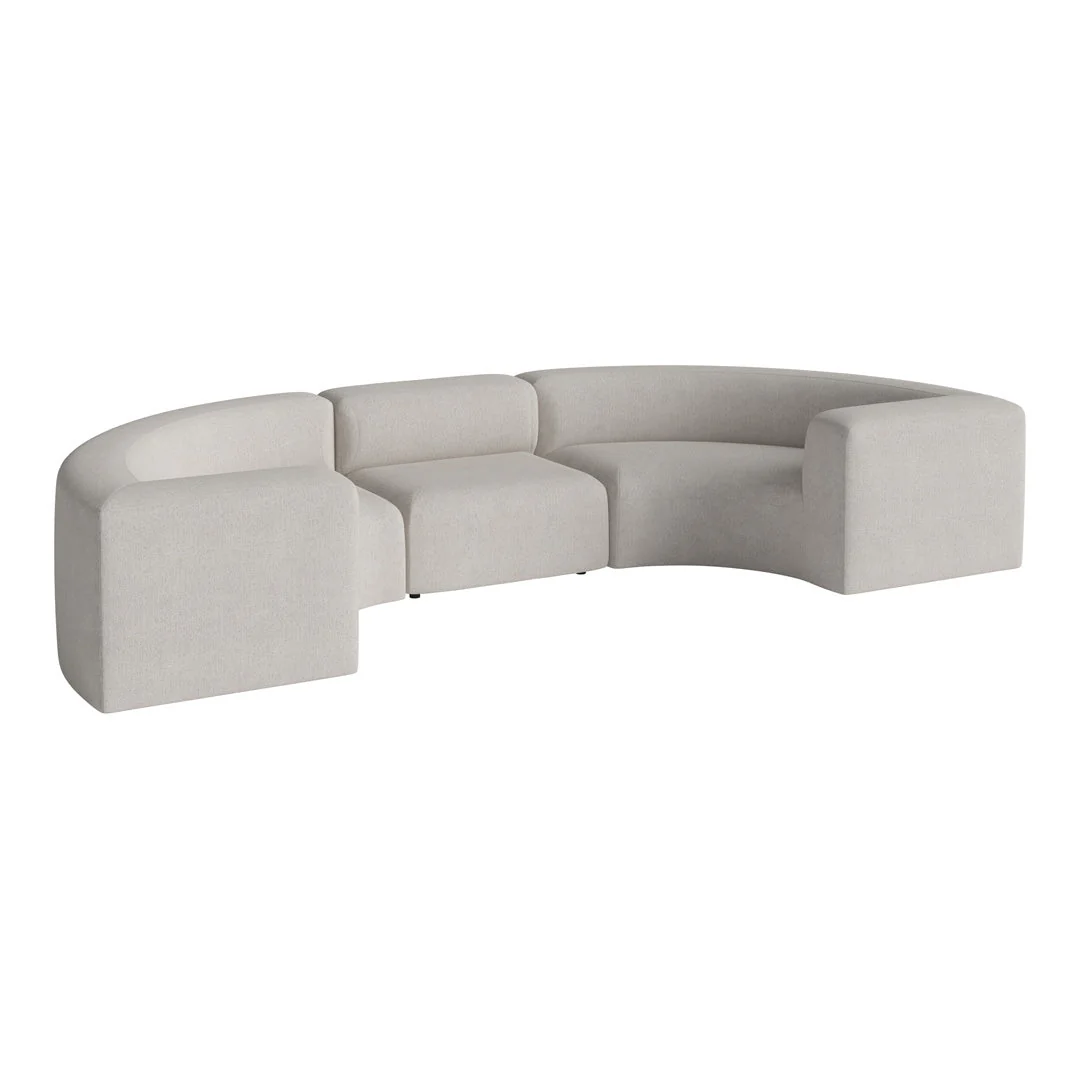 Angle Curved Semi-Circular Sofa - Image 11