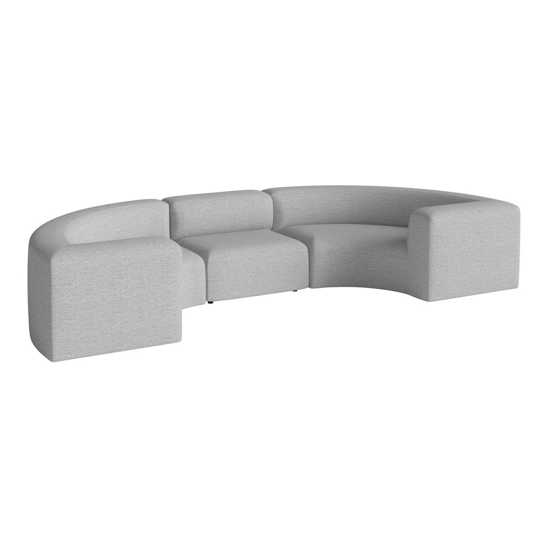 Angle Curved Semi-Circular Sofa - Image 12