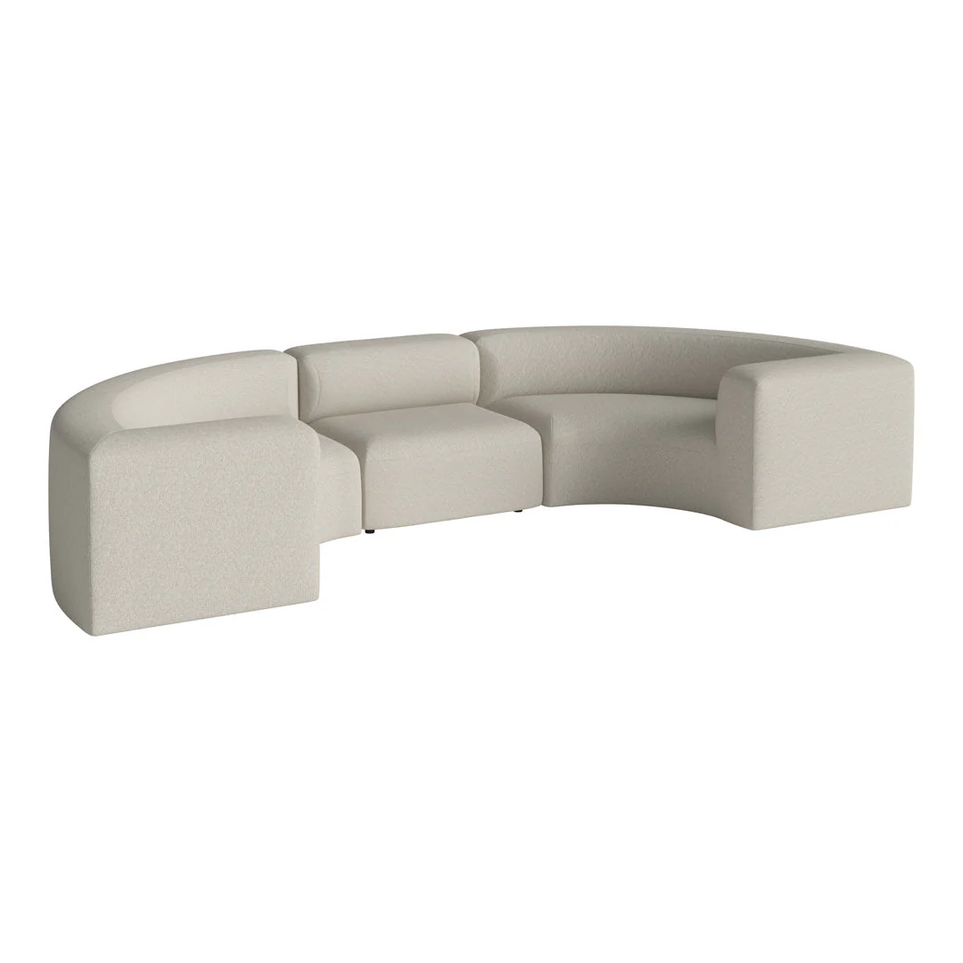 Angle Curved Semi-Circular Sofa - Image 17