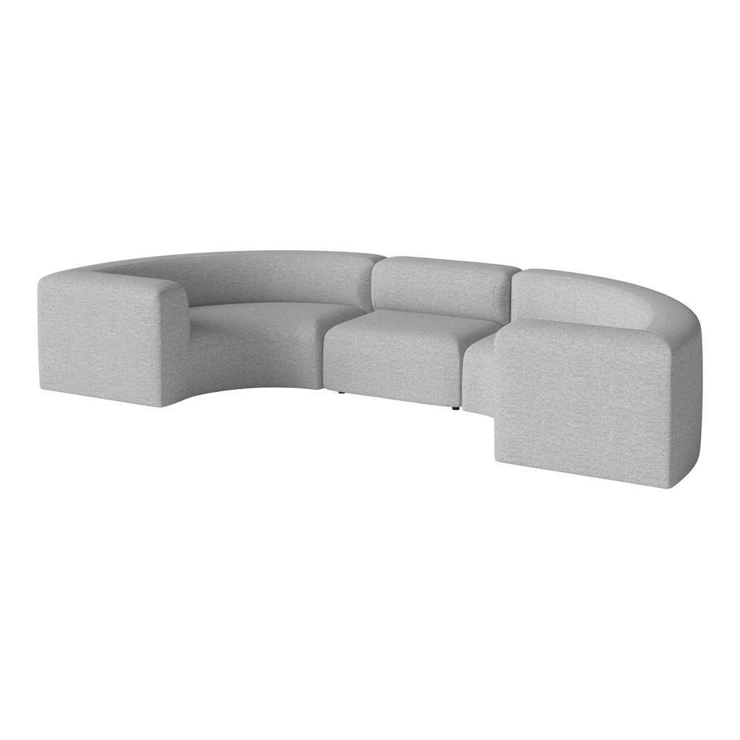 Angle Curved Semi-Circular Sofa - Image 3
