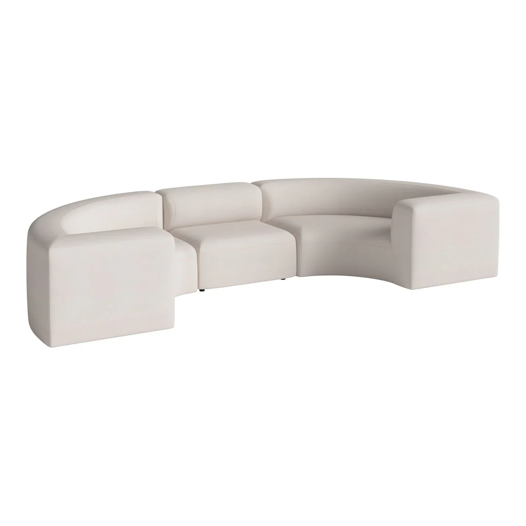 Angle Curved Semi-Circular Sofa - Image 8