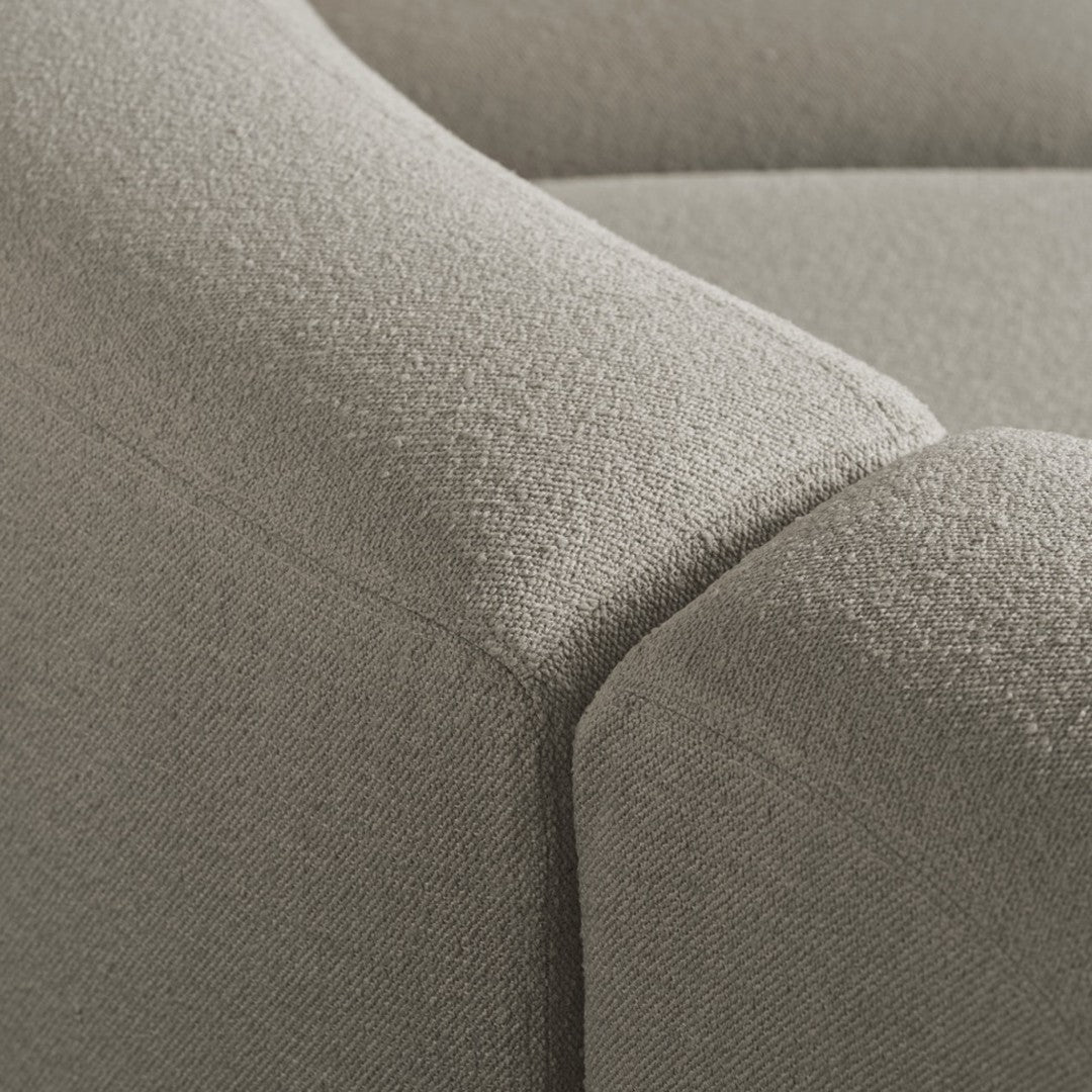 Angle Curved Semi-Circular Sofa w/ Open End - Image 4