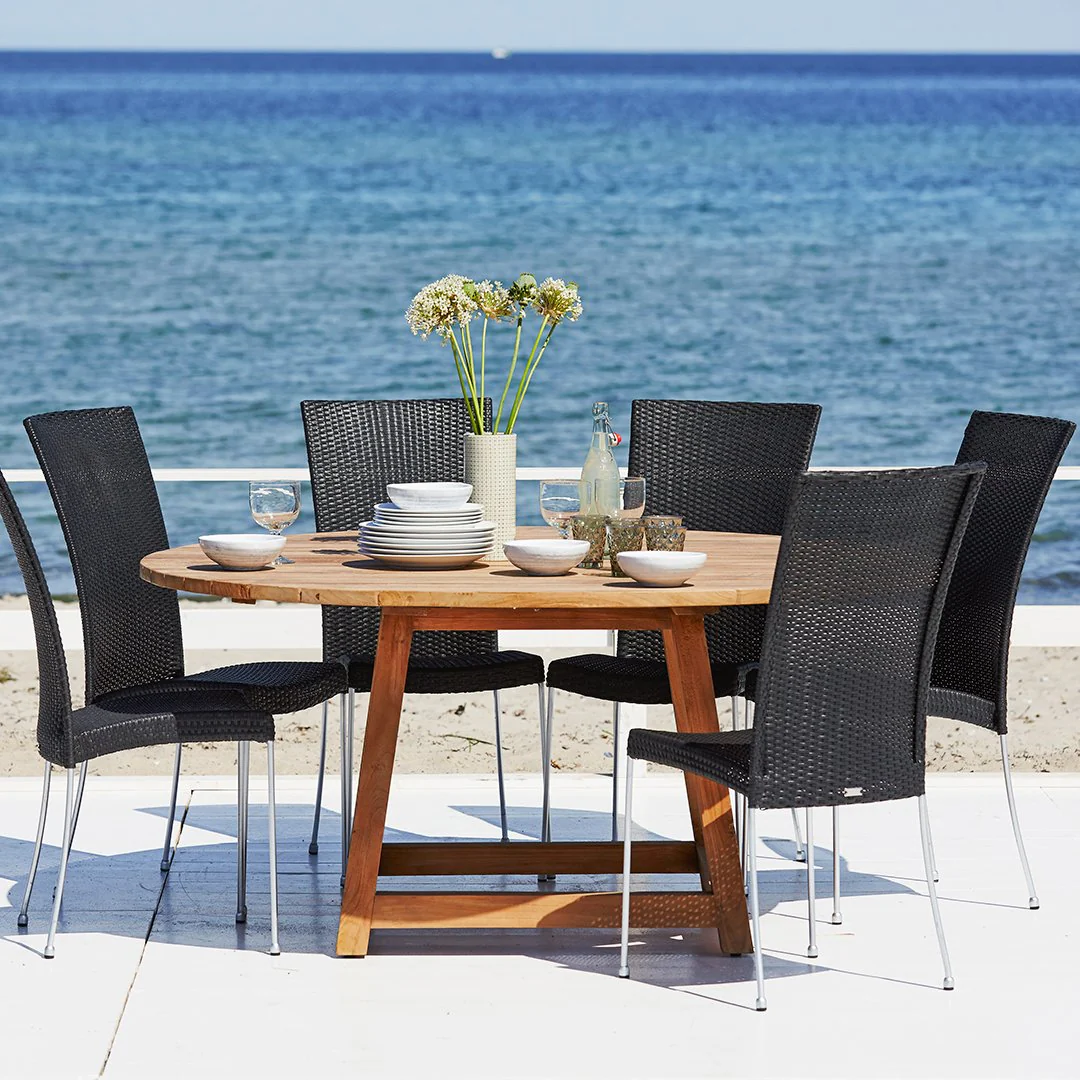 George Outdoor Dining Table - Round - Image 5