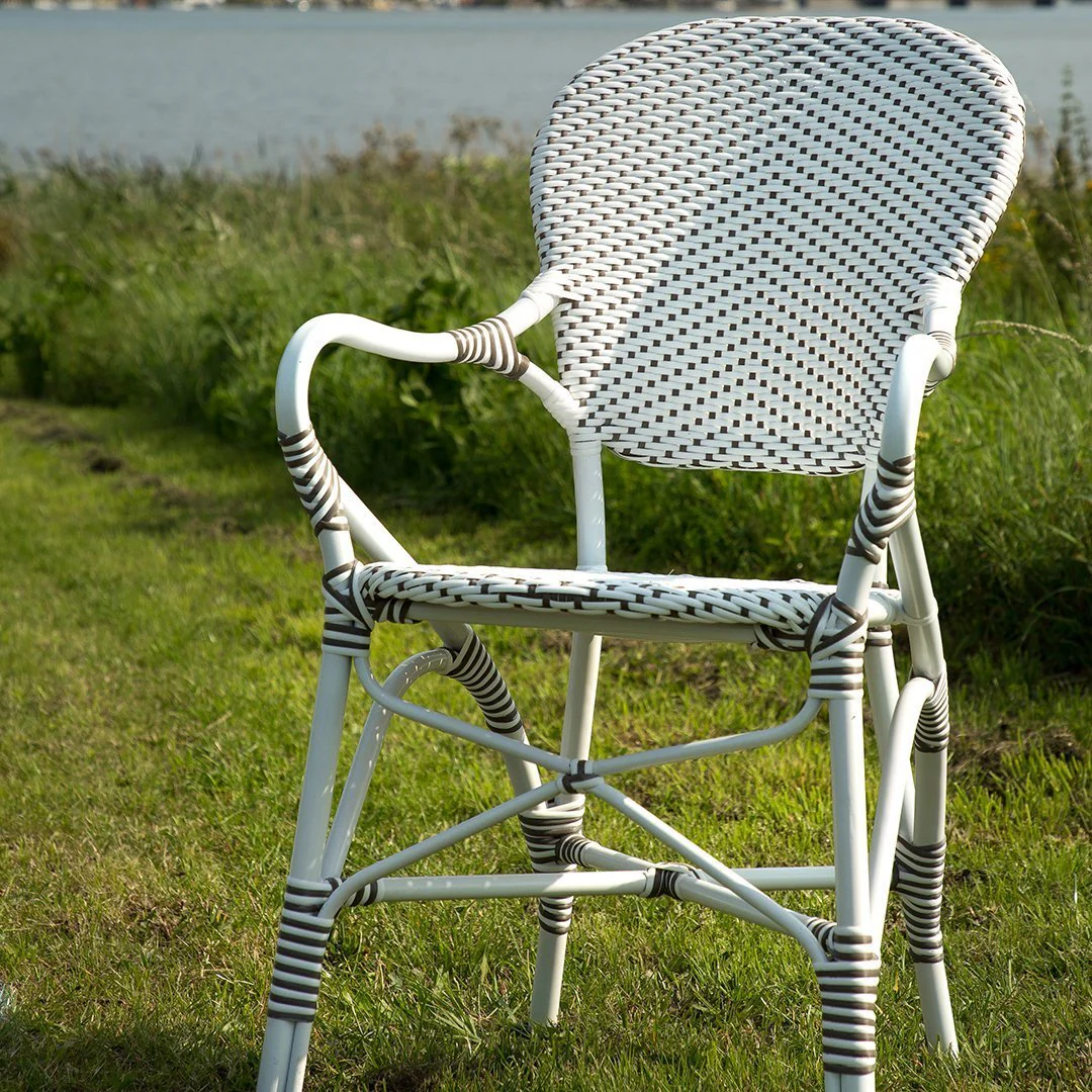 Isabell Armchair - AluRattan Outdoor - Stackable - Image 5