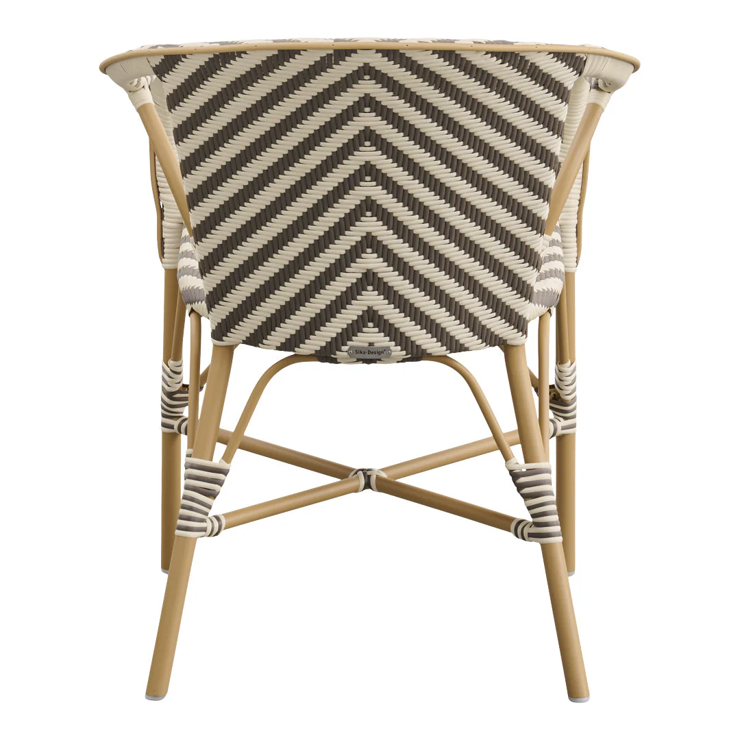 Madeleine Outdoor Dining Armchair - Stackable - Image 2